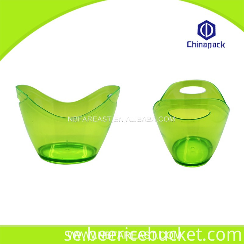 Promotion anpassad färgad plastis hink Promotion custom colored plastic ice bucket
